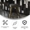 Flash Furniture 24" GN Metal Counter Stool-Black Poly Seat, 4PK 4-ET-31320-24-GN-R-PL2B-GG - alternate 10